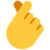 Hand With Index Finger And Thumb Crossed Emoji Copy Paste ― 🫰 - microsoft