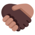 Handshake: Dark Skin Tone, Medium Skin Tone Emoji Copy Paste ― 🫱🏿‍🫲🏽 - microsoft