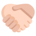 Handshake: Light Skin Tone, Medium-light Skin Tone Emoji Copy Paste ― 🫱🏻‍🫲🏼 - microsoft