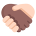 Handshake: Medium-dark Skin Tone, Light Skin Tone Emoji Copy Paste ― 🫱🏾‍🫲🏻 - microsoft