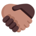 Handshake: Medium Skin Tone, Dark Skin Tone Emoji Copy Paste ― 🫱🏽‍🫲🏿 - microsoft