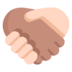 Handshake: Medium Skin Tone, Light Skin Tone Emoji Copy Paste ― 🫱🏽‍🫲🏻 - microsoft