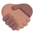 Handshake: Medium Skin Tone, Medium-dark Skin Tone Emoji Copy Paste ― 🫱🏽‍🫲🏾 - microsoft