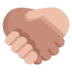 Handshake: Medium Skin Tone, Medium-light Skin Tone Emoji Copy Paste ― 🫱🏽‍🫲🏼 - microsoft
