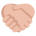 Handshake: Medium-light Skin Tone Emoji Copy Paste ― 🤝🏼 - microsoft