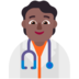 Health Worker: Medium-dark Skin Tone Emoji Copy Paste ― 🧑🏾‍⚕ - microsoft