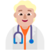 Health Worker: Medium-light Skin Tone Emoji Copy Paste ― 🧑🏼‍⚕ - microsoft