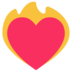 Heart On Fire Emoji Copy Paste ― ❤️‍🔥 - microsoft