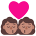 Kiss: Woman, Woman, Medium Skin Tone Emoji Copy Paste ― 👩🏽‍❤️‍💋‍👩🏽 - microsoft