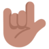 Love-you Gesture: Medium Skin Tone Emoji Copy Paste ― 🤟🏽 - microsoft