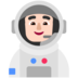 Man Astronaut: Light Skin Tone Emoji Copy Paste ― 👨🏻‍🚀 - microsoft
