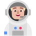 Man Astronaut: Medium-light Skin Tone Emoji Copy Paste ― 👨🏼‍🚀 - microsoft