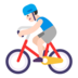 Man Biking: Light Skin Tone Emoji Copy Paste ― 🚴🏻‍♂ - microsoft