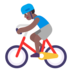 Man Biking: Medium-dark Skin Tone Emoji Copy Paste ― 🚴🏾‍♂ - microsoft