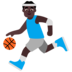 Man Bouncing Ball: Dark Skin Tone Emoji Copy Paste ― ⛹🏿‍♂ - microsoft