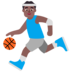 Man Bouncing Ball: Medium-dark Skin Tone Emoji Copy Paste ― ⛹🏾‍♂ - microsoft