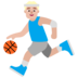 Man Bouncing Ball: Medium-light Skin Tone Emoji Copy Paste ― ⛹🏼‍♂ - microsoft