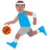 Man Bouncing Ball: Medium Skin Tone Emoji Copy Paste ― ⛹🏽‍♂ - microsoft