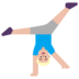 Man Cartwheeling: Medium-light Skin Tone Emoji Copy Paste ― 🤸🏼‍♂ - microsoft