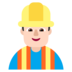 Man Construction Worker: Light Skin Tone Emoji Copy Paste ― 👷🏻‍♂ - microsoft