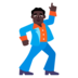 Man Dancing: Dark Skin Tone Emoji Copy Paste ― 🕺🏿 - microsoft