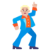 Man Dancing: Medium-light Skin Tone Emoji Copy Paste ― 🕺🏼 - microsoft