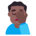 Man Facepalming: Medium-dark Skin Tone Emoji Copy Paste ― 🤦🏾‍♂ - microsoft
