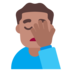 Man Facepalming: Medium Skin Tone Emoji Copy Paste ― 🤦🏽‍♂ - microsoft