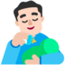 Man Feeding Baby: Light Skin Tone Emoji Copy Paste ― 👨🏻‍🍼 - microsoft