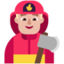 Man Firefighter: Medium-light Skin Tone Emoji Copy Paste ― 👨🏼‍🚒 - microsoft