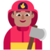 Man Firefighter: Medium Skin Tone Emoji Copy Paste ― 👨🏽‍🚒 - microsoft