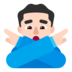 Man Gesturing NO: Light Skin Tone Emoji Copy Paste ― 🙅🏻‍♂ - microsoft