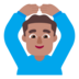Man Gesturing OK: Medium Skin Tone Emoji Copy Paste ― 🙆🏽‍♂ - microsoft