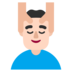 Man Getting Massage: Light Skin Tone Emoji Copy Paste ― 💆🏻‍♂ - microsoft