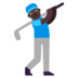 Man Golfing: Dark Skin Tone Emoji Copy Paste ― 🏌🏿‍♂ - microsoft