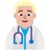 Man Health Worker: Medium-light Skin Tone Emoji Copy Paste ― 👨🏼‍⚕ - microsoft