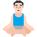 Man In Lotus Position: Light Skin Tone Emoji Copy Paste ― 🧘🏻‍♂ - microsoft
