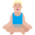 Man In Lotus Position: Medium-light Skin Tone Emoji Copy Paste ― 🧘🏼‍♂ - microsoft