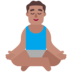 Man In Lotus Position: Medium Skin Tone Emoji Copy Paste ― 🧘🏽‍♂ - microsoft