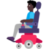 Man In Motorized Wheelchair: Dark Skin Tone Emoji Copy Paste ― 👨🏿‍🦼 - microsoft