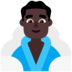 Man In Steamy Room: Dark Skin Tone Emoji Copy Paste ― 🧖🏿‍♂ - microsoft