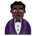 Man In Tuxedo: Dark Skin Tone Emoji Copy Paste ― 🤵🏿‍♂ - microsoft