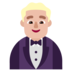 Man In Tuxedo: Medium-light Skin Tone Emoji Copy Paste ― 🤵🏼‍♂ - microsoft