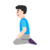 Man Kneeling: Light Skin Tone Emoji Copy Paste ― 🧎🏻‍♂ - microsoft