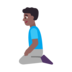 Man Kneeling: Medium-dark Skin Tone Emoji Copy Paste ― 🧎🏾‍♂ - microsoft