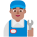 Man Mechanic: Medium Skin Tone Emoji Copy Paste ― 👨🏽‍🔧 - microsoft