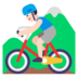 Man Mountain Biking: Light Skin Tone Emoji Copy Paste ― 🚵🏻‍♂ - microsoft