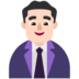 Man Office Worker: Light Skin Tone Emoji Copy Paste ― 👨🏻‍💼 - microsoft