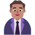 Man Office Worker: Medium Skin Tone Emoji Copy Paste ― 👨🏽‍💼 - microsoft