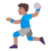 Man Playing Handball: Medium Skin Tone Emoji Copy Paste ― 🤾🏽‍♂ - microsoft